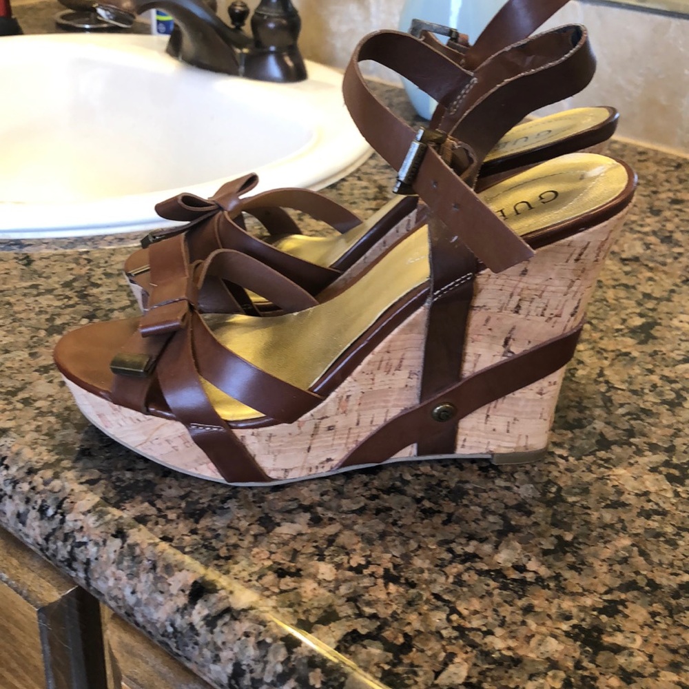 Brown Guess Wedges